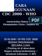 2 Cara Penggunaan CDC 2000