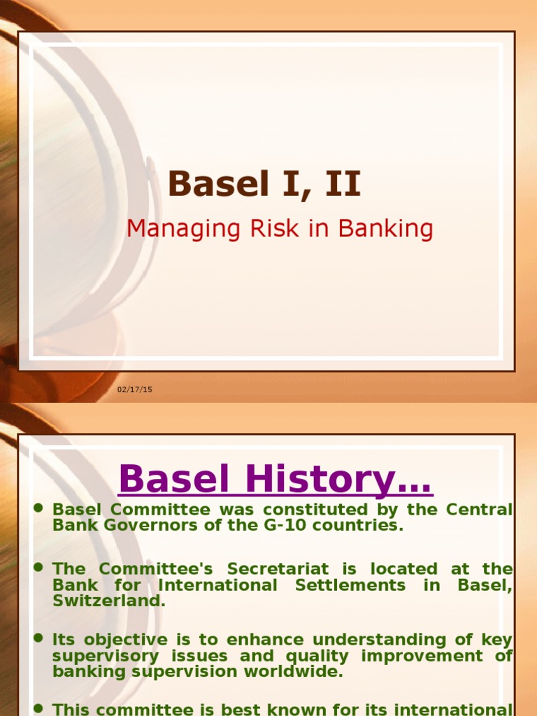 Basel I, II | PDF | Basel Ii | Market (Economics)