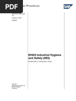 EH&S Industrial Hygiene and Safety (853) : Ehp3 For Sap Erp 6.0 October 2009 English