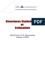 Structures Statistiques Et Estimation