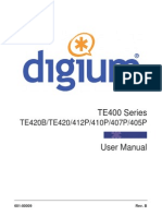 Digium Te400 Series User Manual PDF