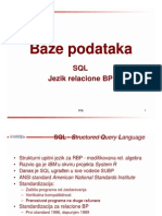 BP Lekcija 09 - SQL Kreiranja I Upiti PDF