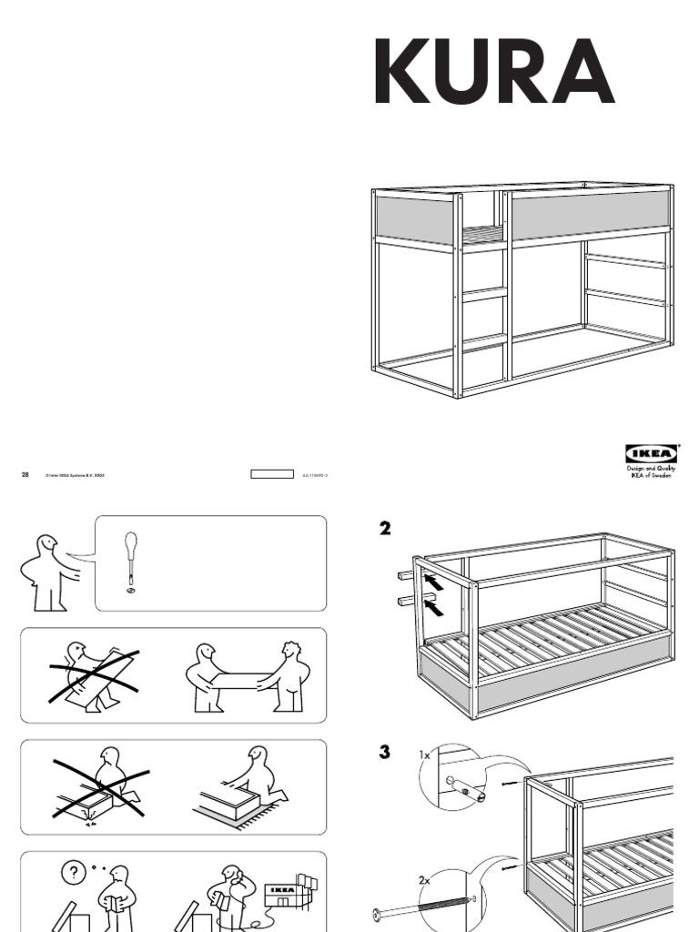 Svarta loft 2024 bed manual