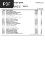 Resultado - Aprovados No Vestibular Extramacro Da Ufam 2014