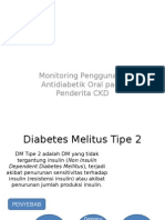 Monitoring Penggunaan Antidiabetik Oral Pada Penderita CKD