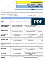 Evaluación de Desempeño