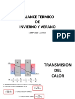 Balance Termico de Invierno y Verano