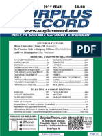 MARCH 2015 Surplus Record Machinery & Equipment Directory