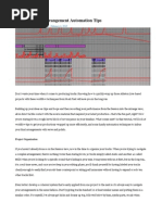 Ableton Live 9 Arrangement Automation Tips