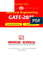 Gate 2015 EE Set 1 With Soln