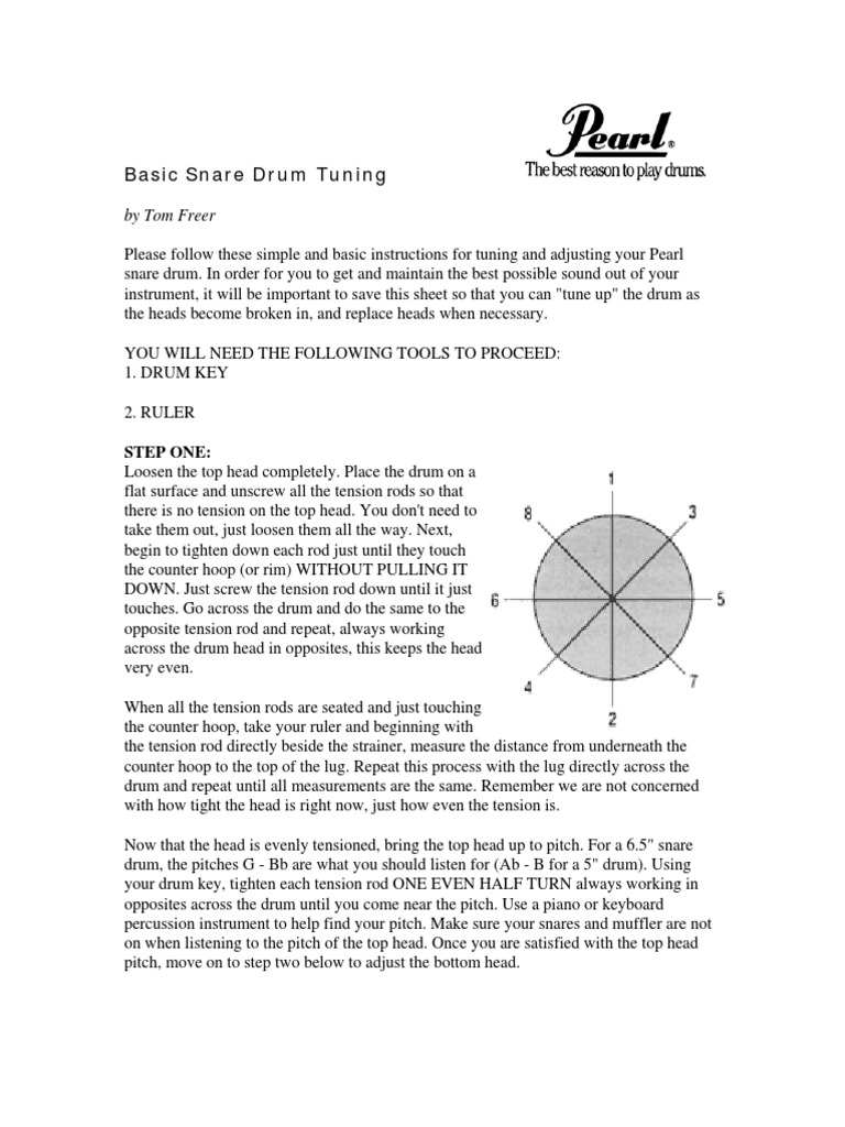 Basic Snare Drum Tuning | PDF