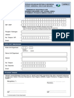 Formulir Registrasi User SIMAN - Pengguna Barang (UAPPB-E1)