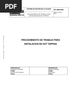 Procedimientos para Soldadura o Hot Tapping Sobre Equipos en Servicios ...