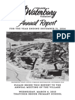 Waterbury Village Report 2014