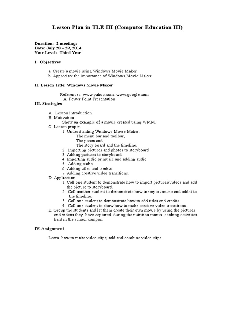 Lesson Plan in TLE III(PBL).doc