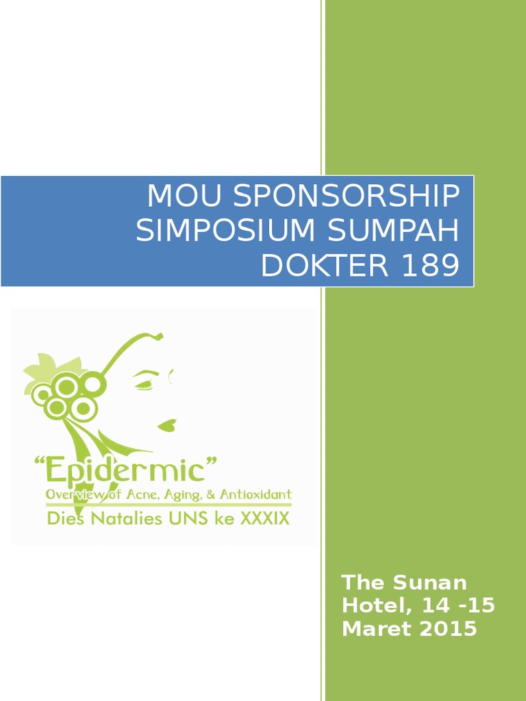 Simpo 189 Sponsorship MOU