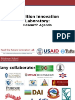 Nurition Innovation Labs: Research Agenda