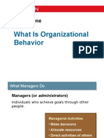 Chapter One: What Is Organizational Behavior