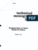 FISHER Fundamentals of Valve Sizing For Gases