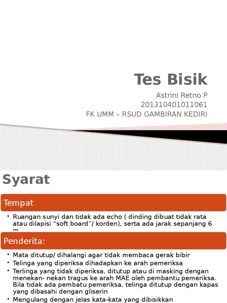Tes Bisik Tes Bisik