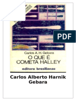 Coleção Primeiros Passos - O Que é Cometa Halley - Carlos a. H. Gebara