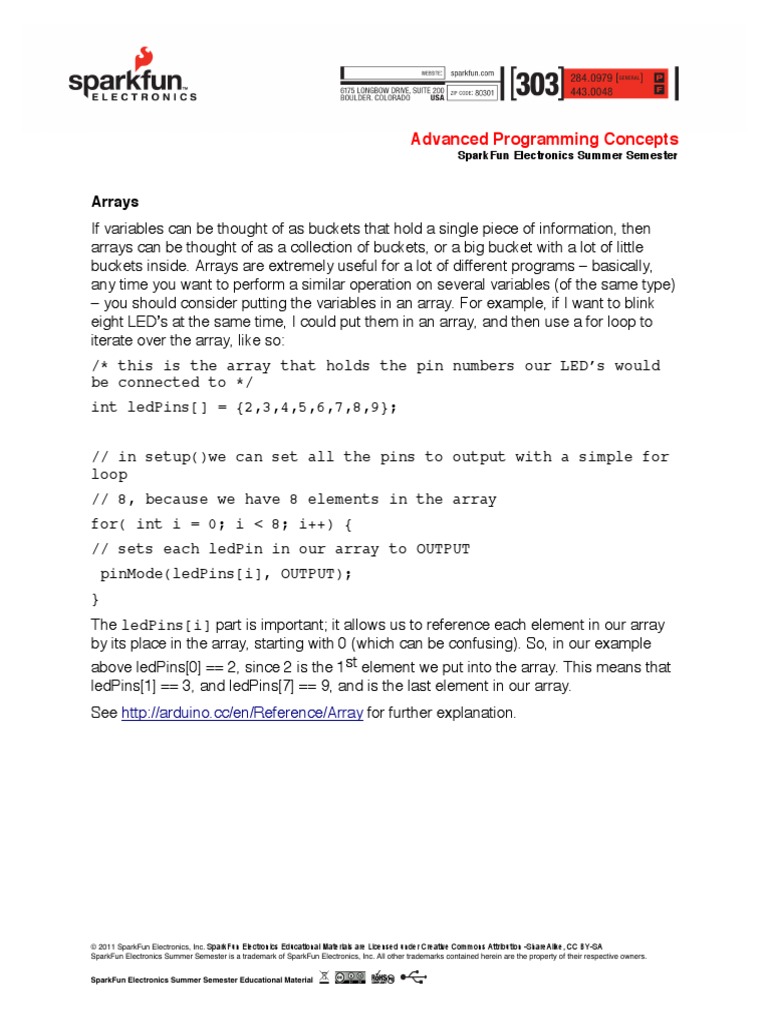 Advanced Programming Concepts | PDF