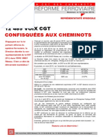 12 485 VOIX CGT CONFISQUÉES AUX CHEMINOTS