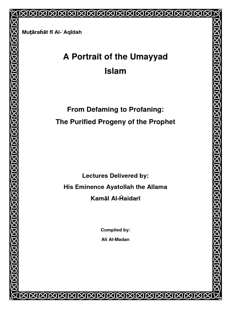 A Portrait of The Umayyad Islam Orginal