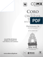 Coro OT Programa