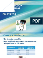 Fórmula Empírica y Fórmula Molecular