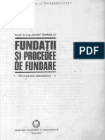 Manoliu Iancint - Fundatii Si Procedee de Fundare