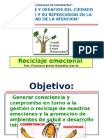 Reciclaje emocional: gestión sana de sentimientos