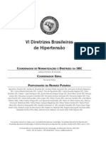 VI Diretrizes Brasileiras de Hipertensão