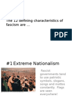 Characteristics of Fascism