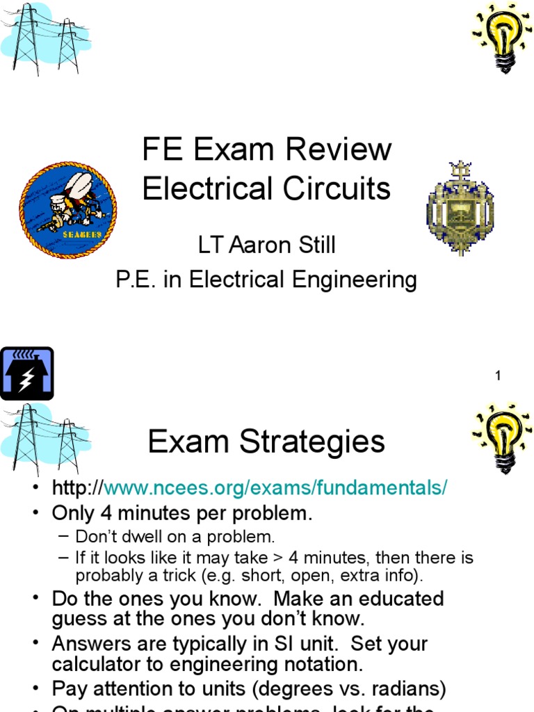 FE Exam EE Review | Series And Parallel Circuits ...