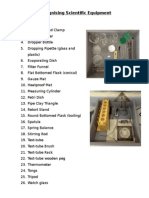 Recognising Scientific Equipment List