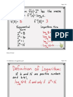 11-4 Definition of Logarithms