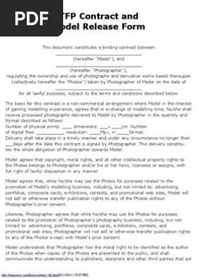 TFP Model Release Form _ DPanswers