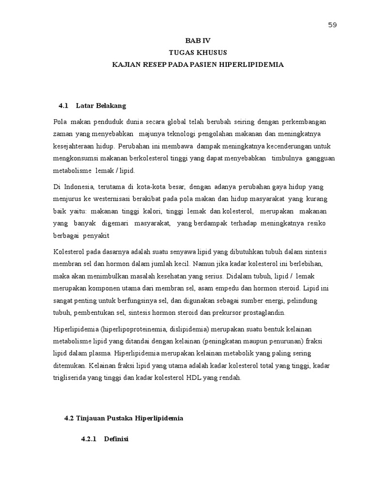 tugas khusus kajian resep hiperlipidemia tugas khusus kajian resep hiperlipidemia