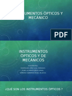 Instrumentos Ópticos y MecánicO