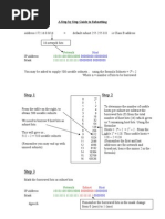 A Step by Step Guide To Subnetting