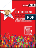 Conclusiones I Taller PSUV