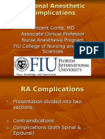 Regional Anesthetic Complications Vgc07