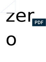 a big zero