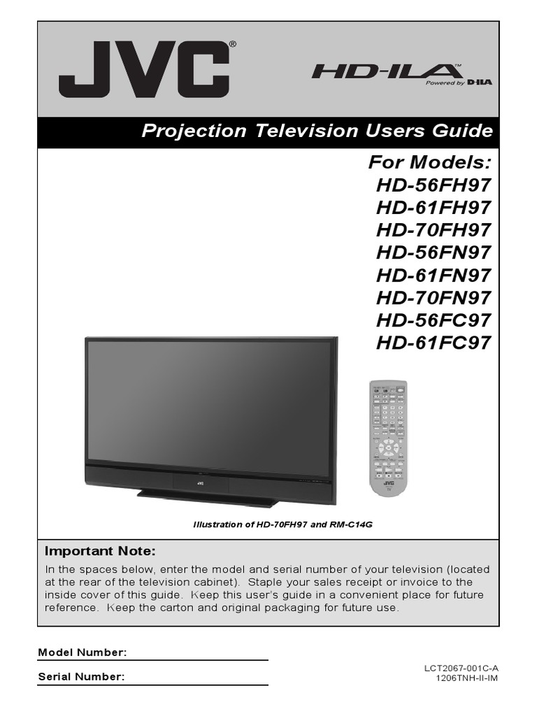 JVC Manual | PDF | Hdmi | Digital Television