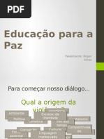 Palestra Educação Para a Paz