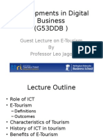 E-Tourism Lecture 120310