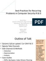 Scientific Best Practices Cybersecurity R & D WP