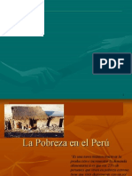 La Pobreza en El Perú.