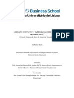 Liderança Cultura Energia Moçambique